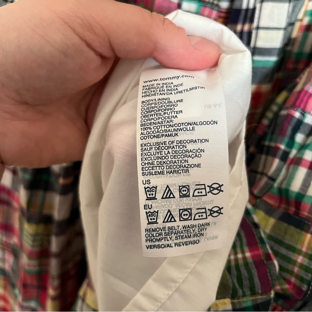 Tommy Hilfiger Plaid Strapless Dress Sz 6 - Picture 11 of 12